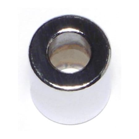 Midwest Fastener Round Spacer, Chrome Steel, 3/4 in Overall Lg, 5/16 in Inside Dia, 5 PK 74253